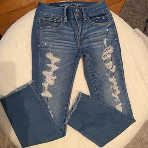 American Eagle Super Super Stretch Capris Size 4